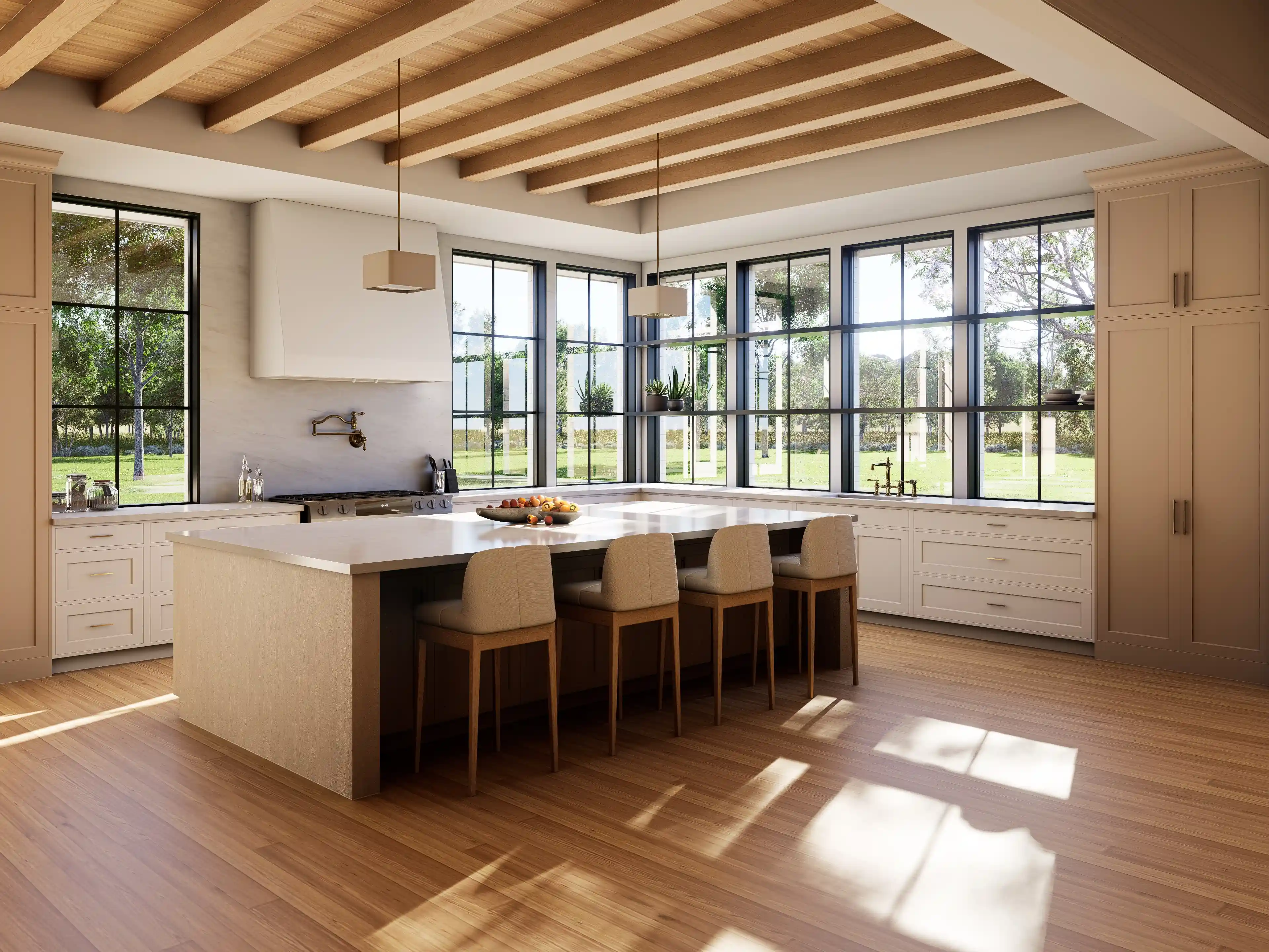 Custom home interior
